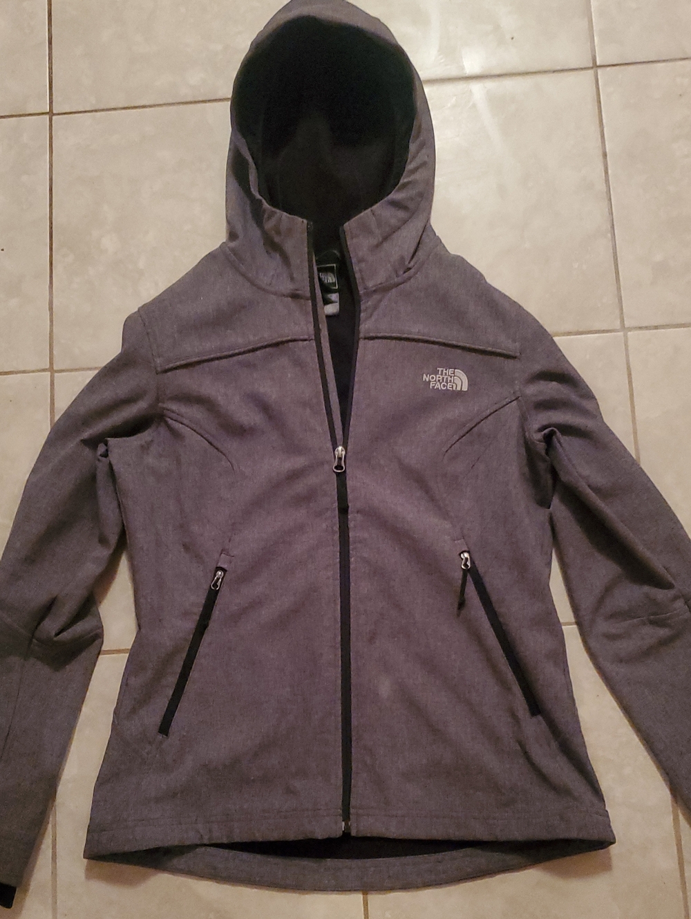 The North Face Women's Hooded Performance Jacket in Heather Gray